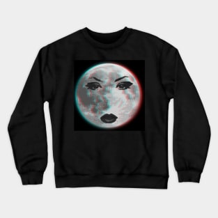 The Lady in the Moon Crewneck Sweatshirt